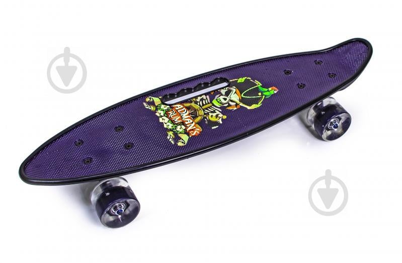 Пенниборд с ручкой "Pirate and Rum" cветящиеся колеса 1804264360 Пенниборд с ручкой "Pirate and Rum" cветящиеся колеса 1804264360