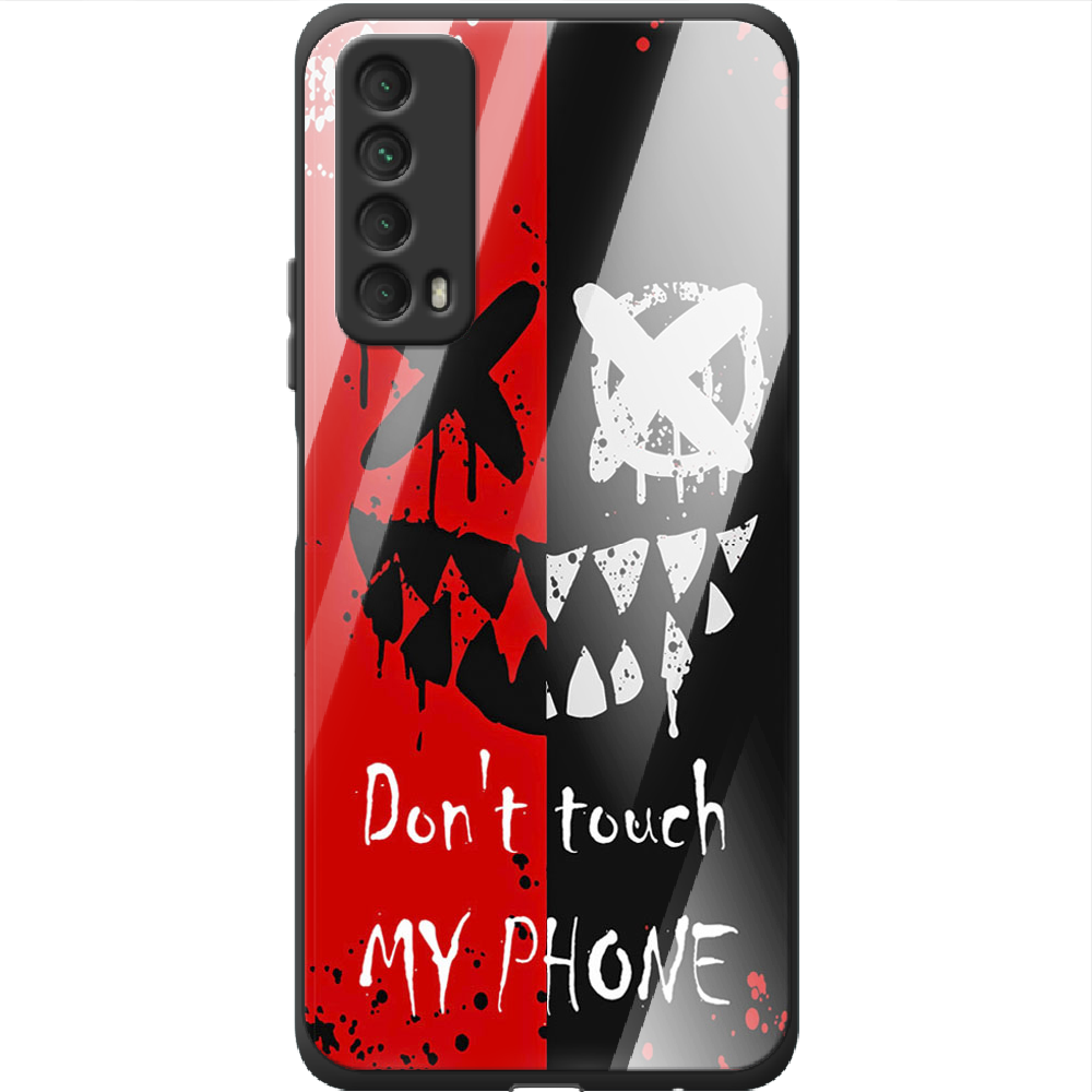 Чехол BoxFace Huawei P Smart 2021 Bad Smile Черный силикон со стеклом (41133-up2468-41802)