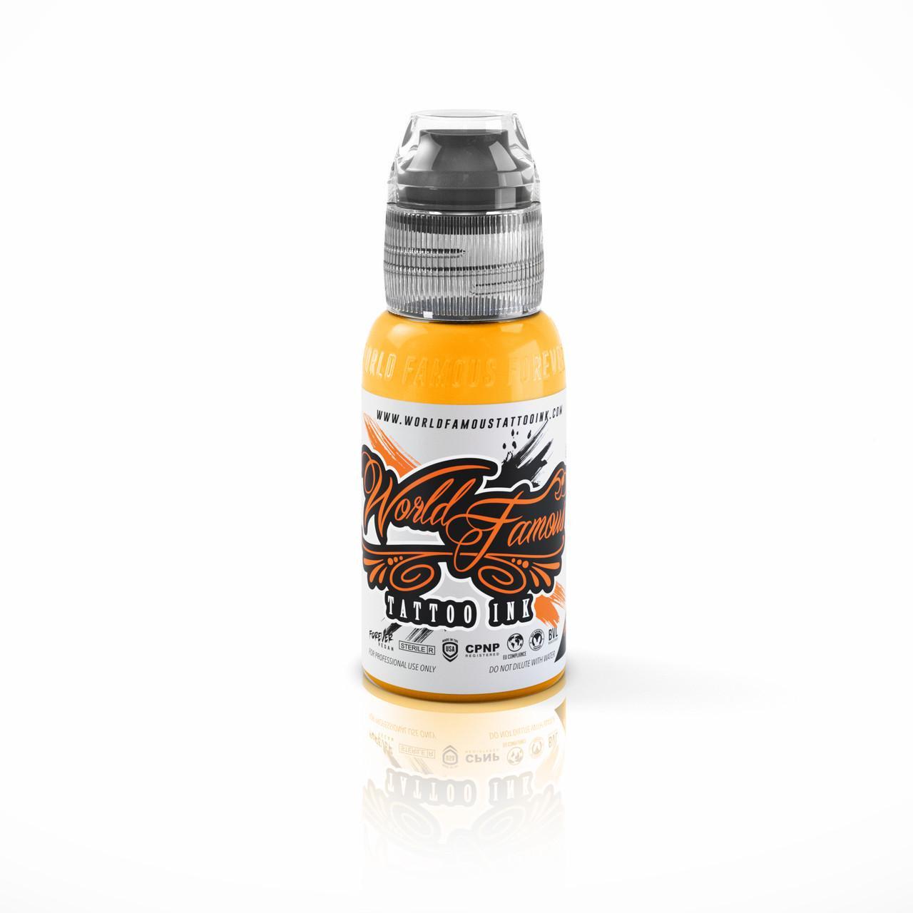 Тату краска World Famous Michaelangelo Yellow 15 мл