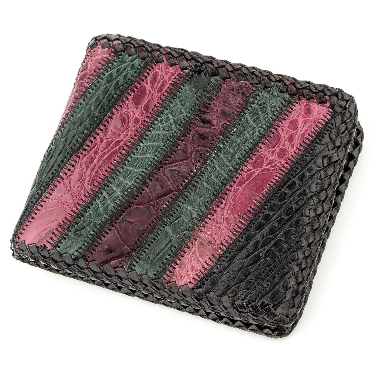 Кошелек мужской Crocodile leather 18579 кожа (23867)