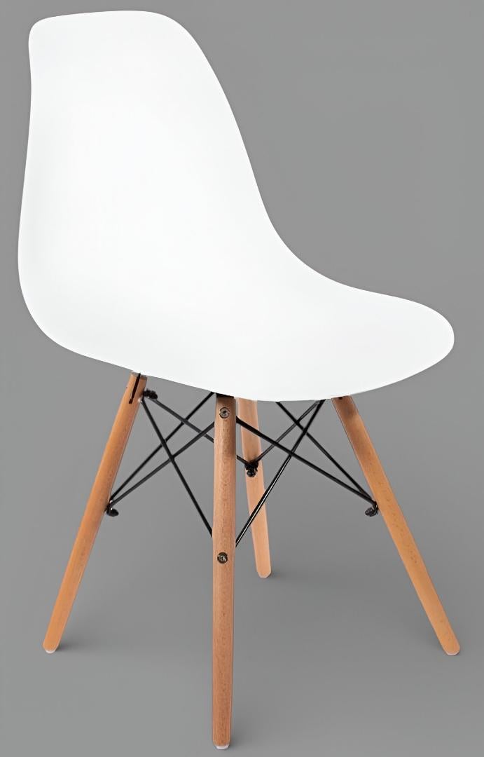 Крісло для кухні на ніжках Bonro В-173 Full KD Білий (3470) Крісло для кухні на ніжках Bonro В-173 Full KD Білий (3470)