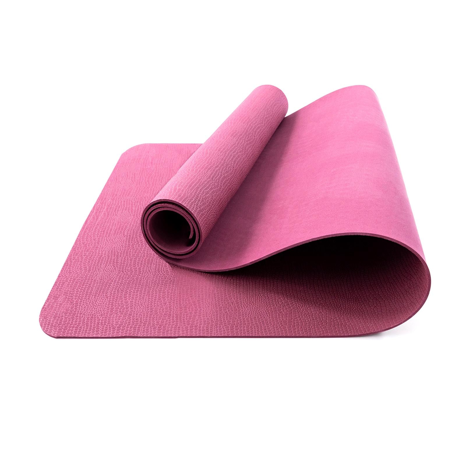 Килимок для йоги OSPORT Yoga Pro Micro 100х50 см Бордовий (OF-0244)
