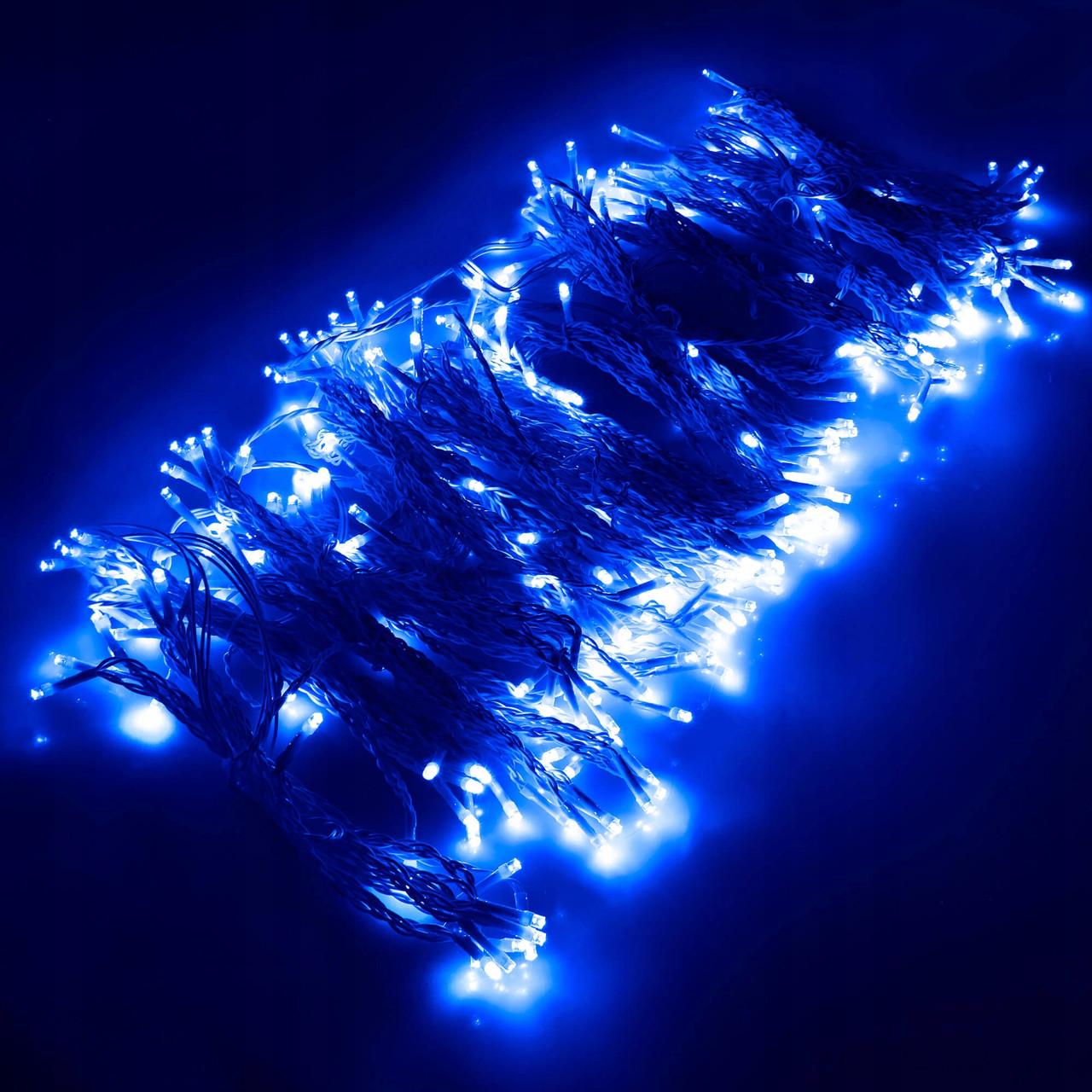 Гирлянда-бахрома Springos 3x3 м 306 led Pilot Blue (CL4002 s-vida L) - фото 4