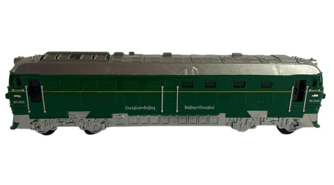 Поїзд інерційний пластиковий зі світло-звуковими ефектами Зелений (1570)