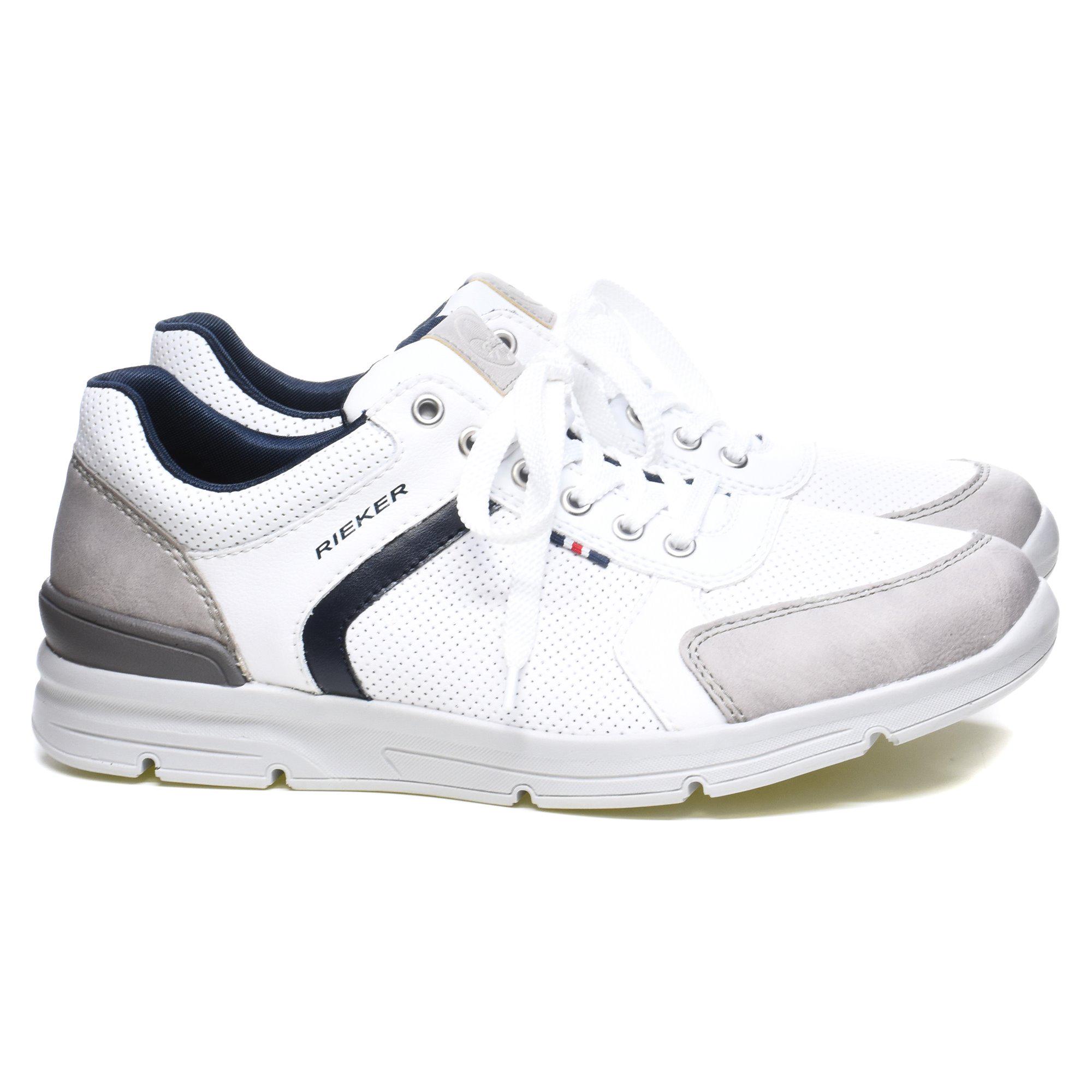 Кроссовки мужские Rieker р. 44 Белый/Серый (34930-44) - фото 4
