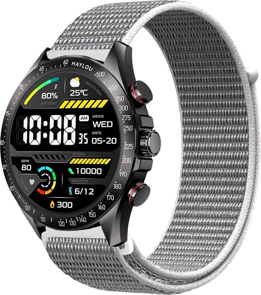 Ремешок нейлоновый Sport Loop для Haylou Solar Pro LS18 Grey (40849-33)