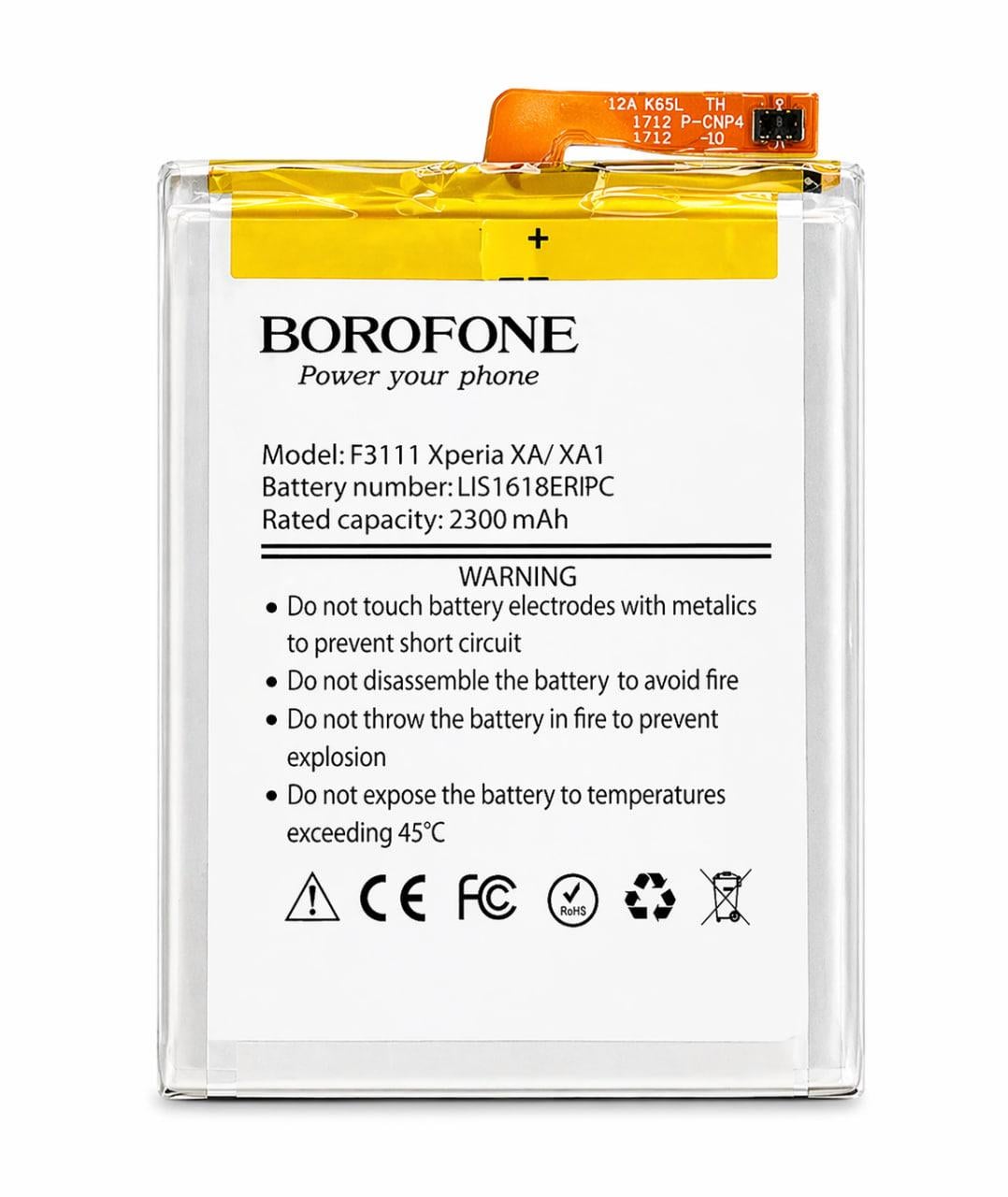Аккумулятор Borofone для Sony XA/XA1/F3111 (10291217)