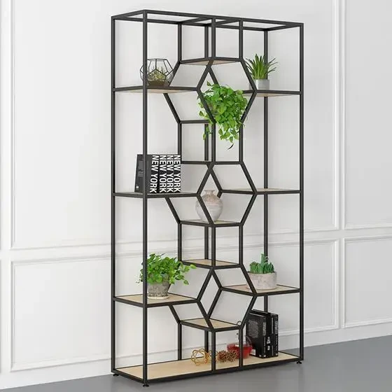 Стелаж Loft NS-1744 з полицями вузький для роботи та кабінету (3075774066)