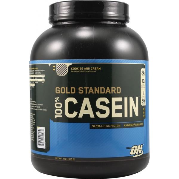 Протеїн Optimum Nutrition 100% Casein Protein 1.8 кг Печиво з Кремом