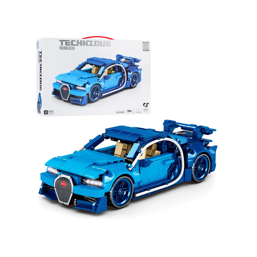 Конструктор детский Bambi Машина 690 деталей (8252)