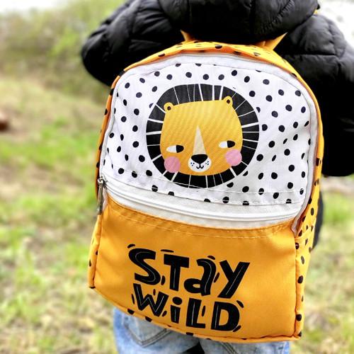 Рюкзак детский TM Presentville Light Stay wild Лев (RDL_20A013_WH)