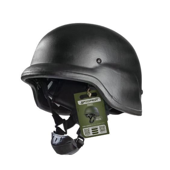 Шолом PASGT SPECPROM рівень захисту NIJ IIIA Чорний
