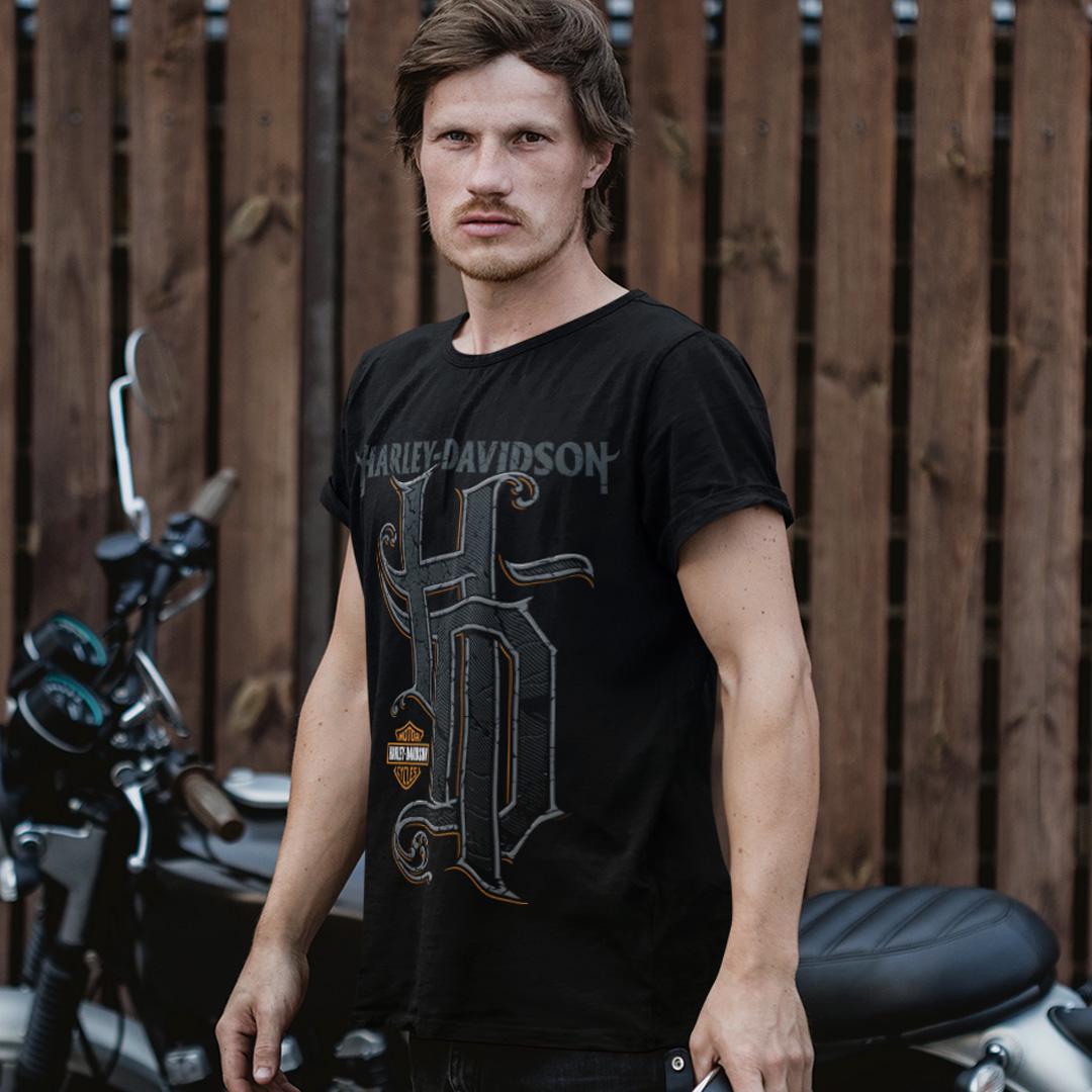 Футболка унисекс Harley Davidson HD XL Черный (00000011517)