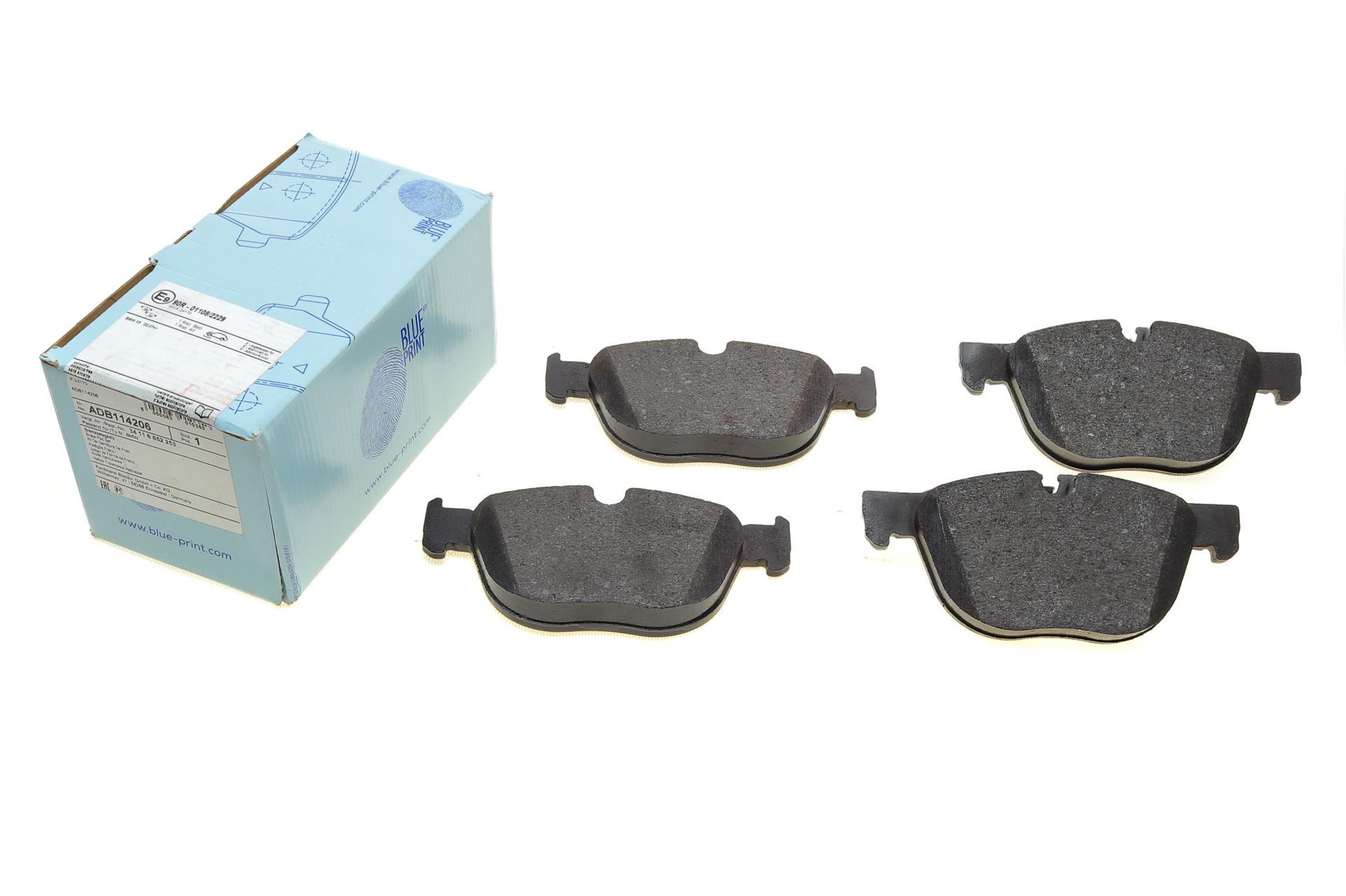 Тормозные колодки передние BLUE PRINT для BMW X4 F26/X5 E70/F15/X6 E71/F16 06- (ADB114206)