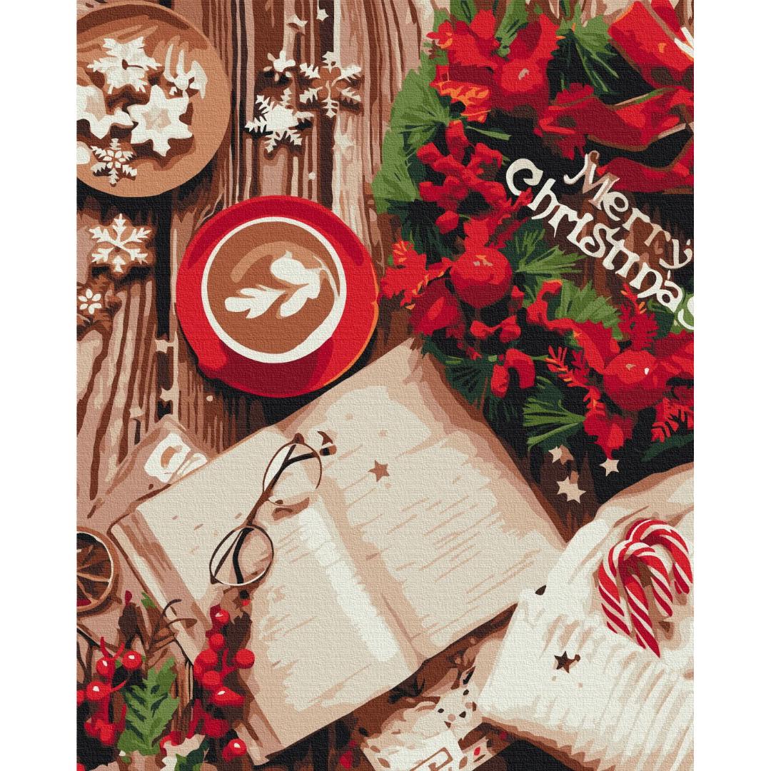 Картина по номерам Brushme Веселого Рождества 40x50 см Разноцветный (PM-194-K-1288)