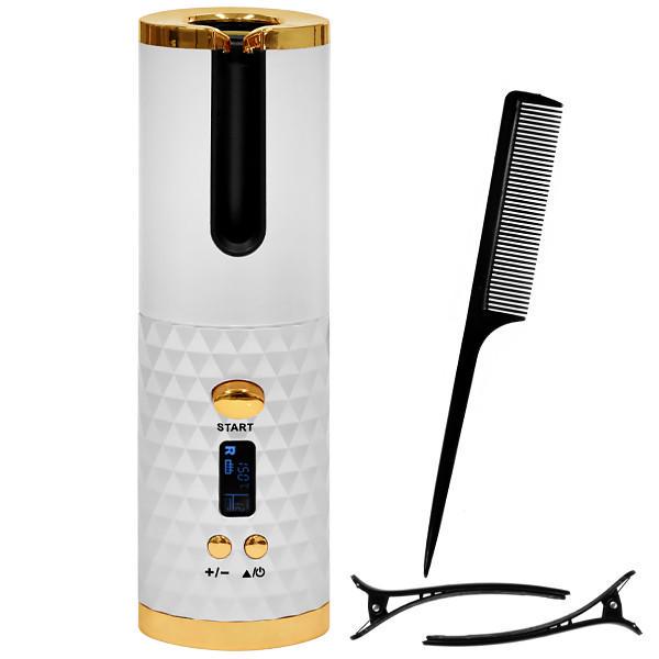 Портативная плойка для волос YX 801 беспроводная Белый