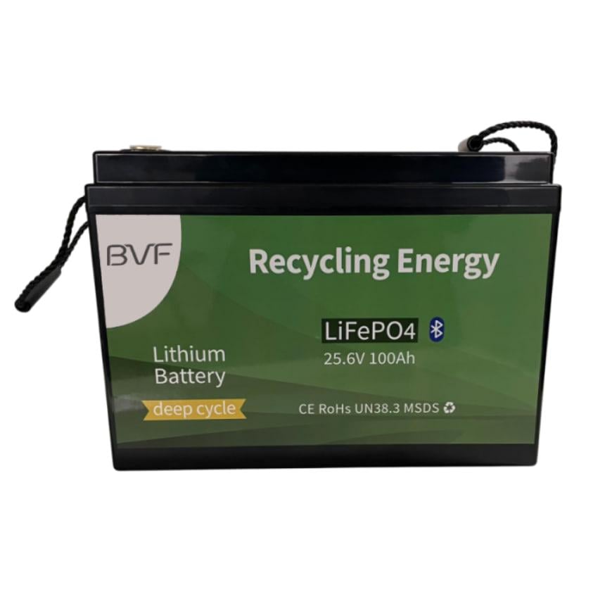 Аккумулятор литий-железо-фосфатный BVF 25,6V 100 Ah BMS с Bluetooth (BVF25.6V100B) Аккумулятор литий-железо-фосфатный BVF 25,6V 100 Ah BMS с Bluetooth (BVF25.6V100B)