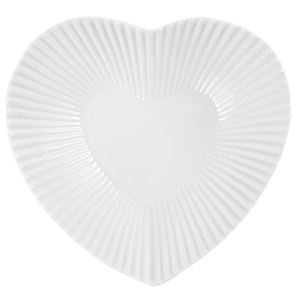 Блюдо фарфоровое для соуса Heart MC6042-4 d 10 см Белый (32534719)