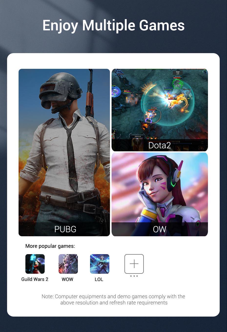 Кабель Vention DisplayPort 1.4 8K 60Hz 4K 144Hz 1080p 240Hz 32.4 Гбіт/с DP Dynamic HDR G-Sync Free Sync 1,5 м Чорний (HCABG) - фото 11