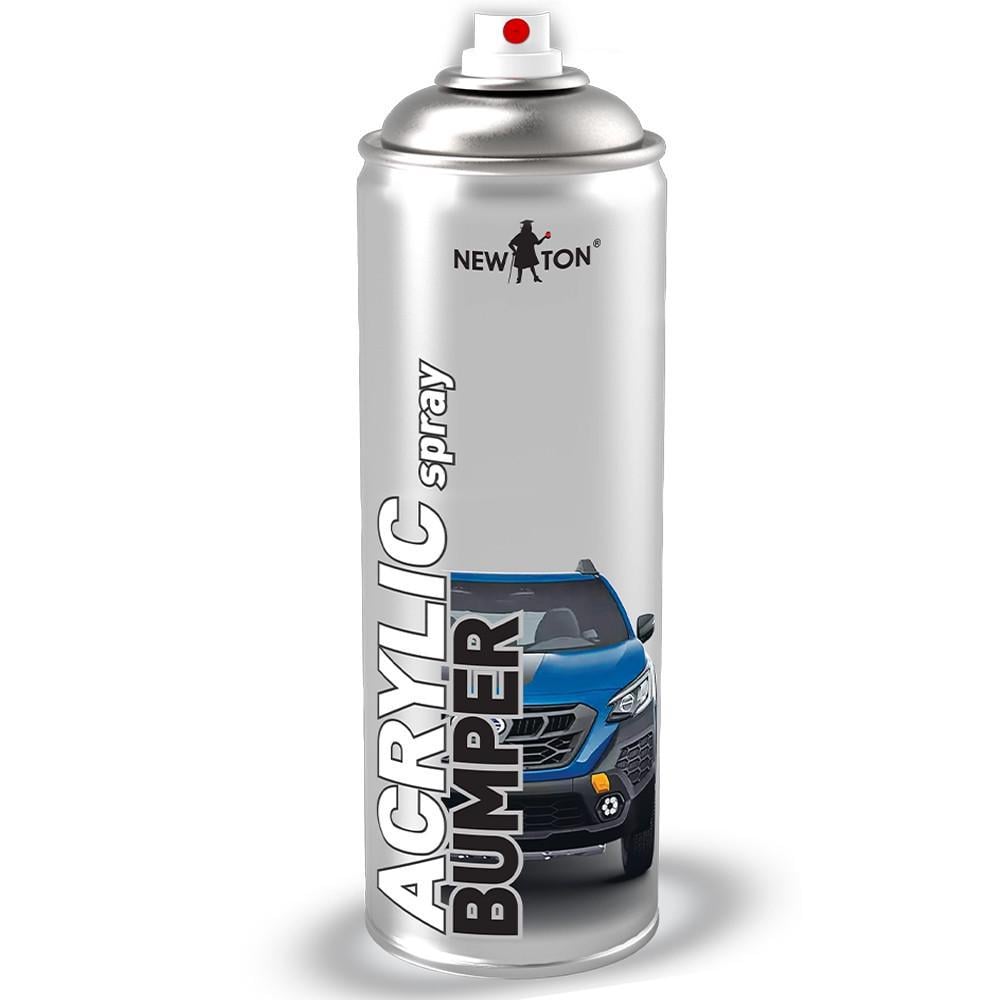 Автофарба для бампера NewTon Acrylic Bumper Spray акрилова структурна 500 мл Чорний (2977577406)