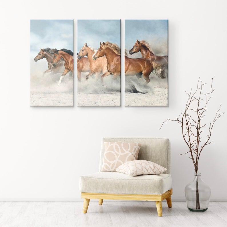 Модульная картина KIL Art Непрерывный бег из трех частей 78x48 см (M3_M_18)