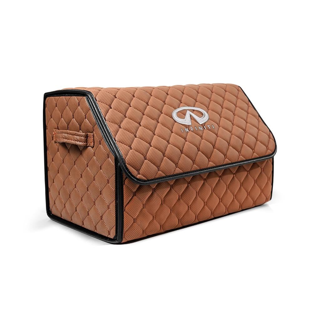 Органайзер у багажник автомобіля CarsBAG для Infiniti 30х50х30 см Brown (16673979)
