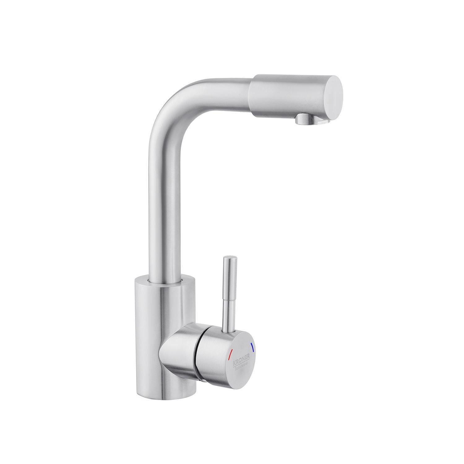 Смеситель для раковины Kroner KRM Edelstahl Klassisch ESG012 CV023008 (38151) Смеситель для раковины Kroner KRM Edelstahl Klassisch ESG012 CV023008 (38151)