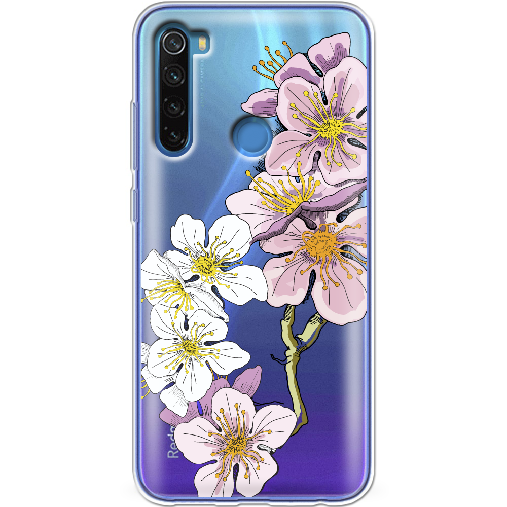 Чохол Boxface Xiaomi Redmi Note 8 Cherry Blossom Прозорий силікон (38214-cc4-38214)