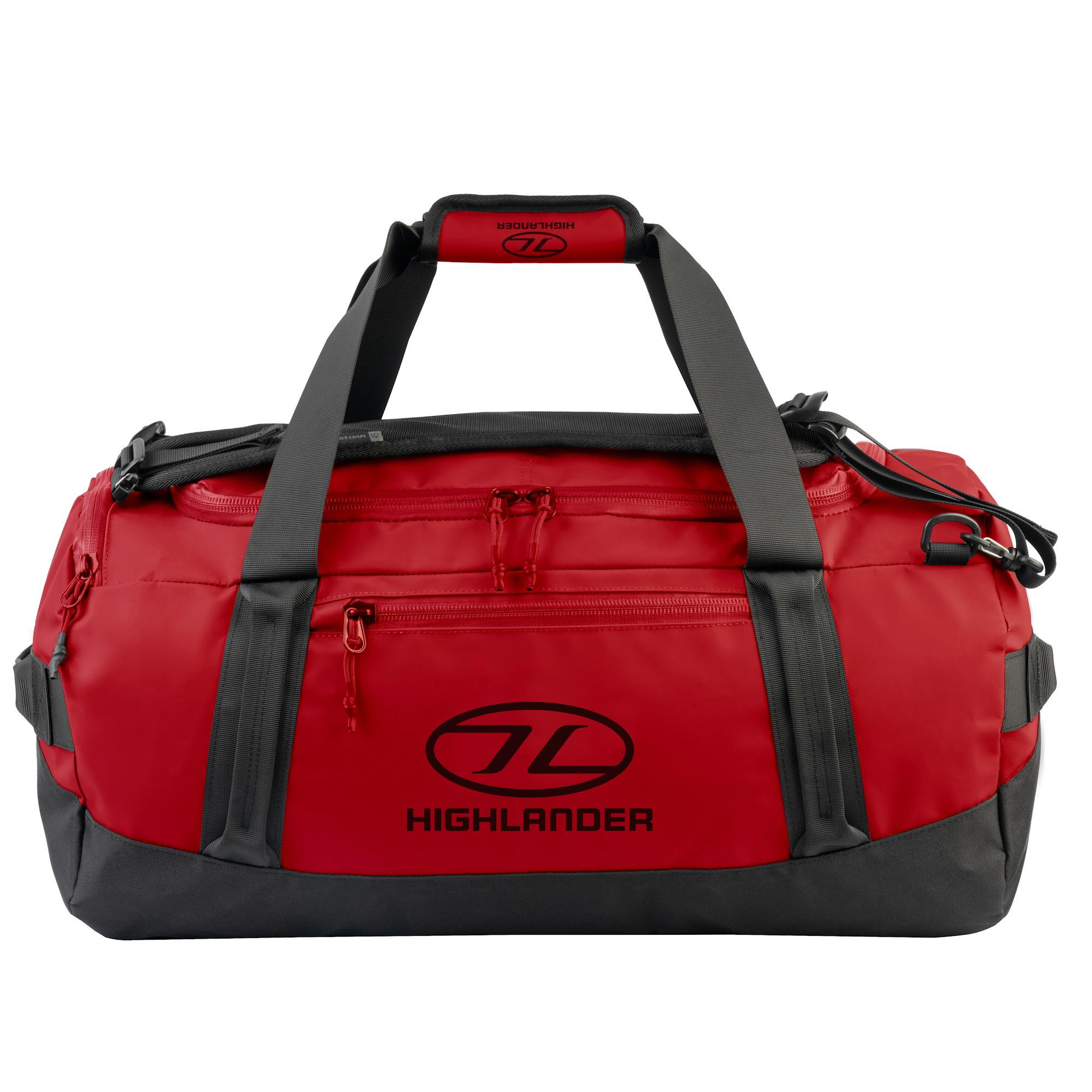 Сумка дорожная водозащитная Highlander Hauler Duffel 45 л Red (931674)