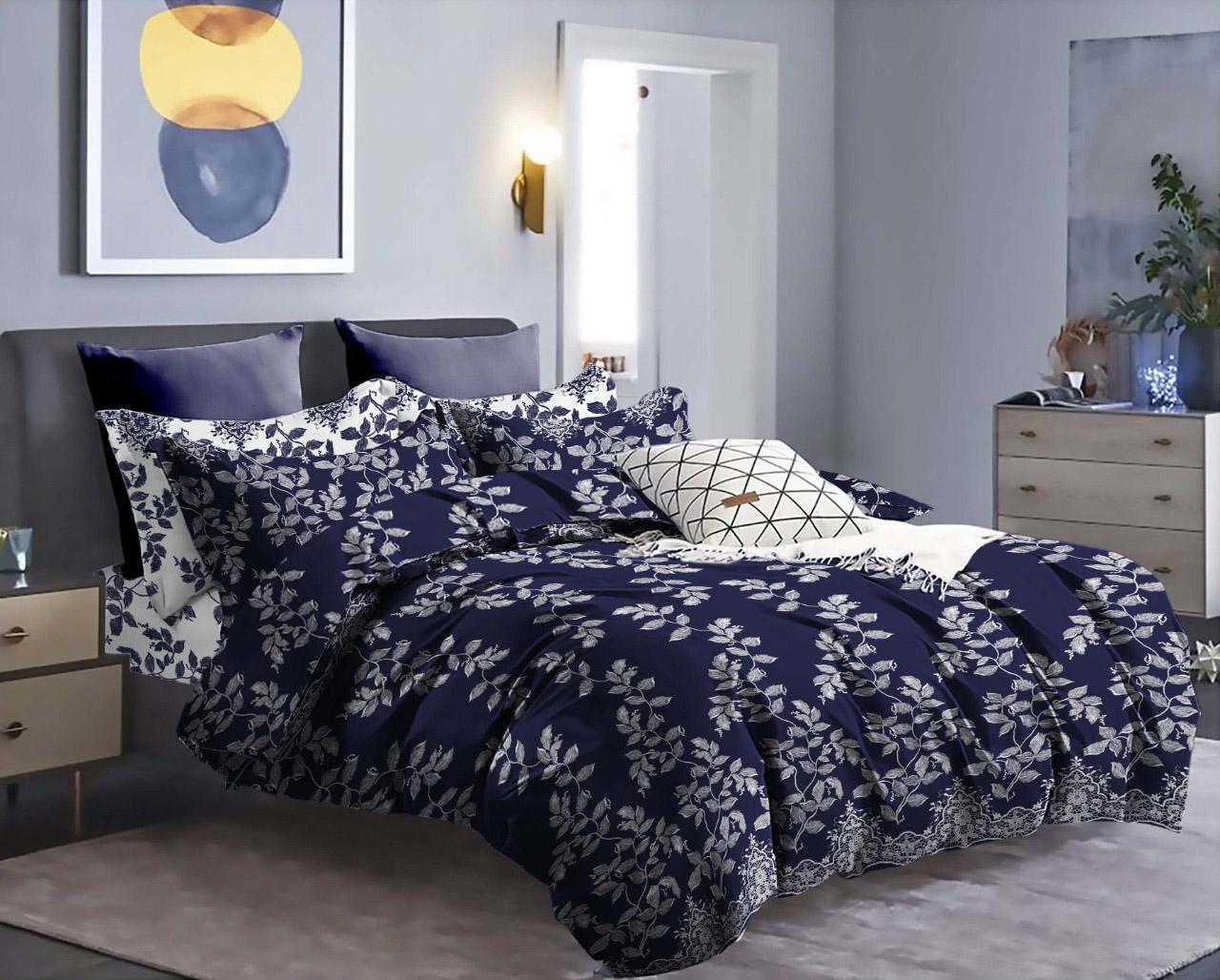 Комплект постельного белья Zastelli евро бязь 220х240 см Blue