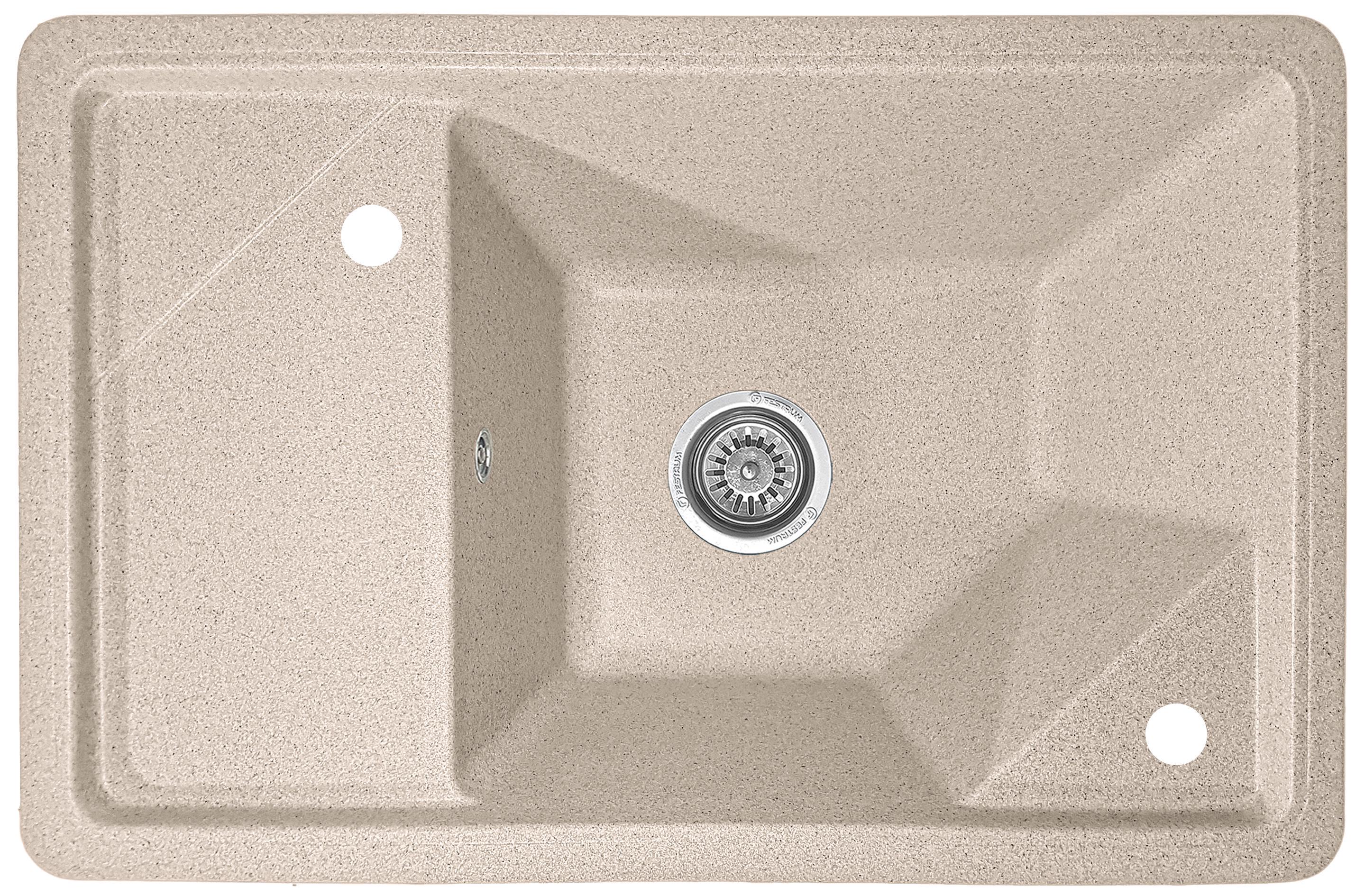 Мойка кухонная Valetti 64DL 720х465 мм Бежевый Мойка кухонная Valetti 64DL 720х465 мм Бежевый