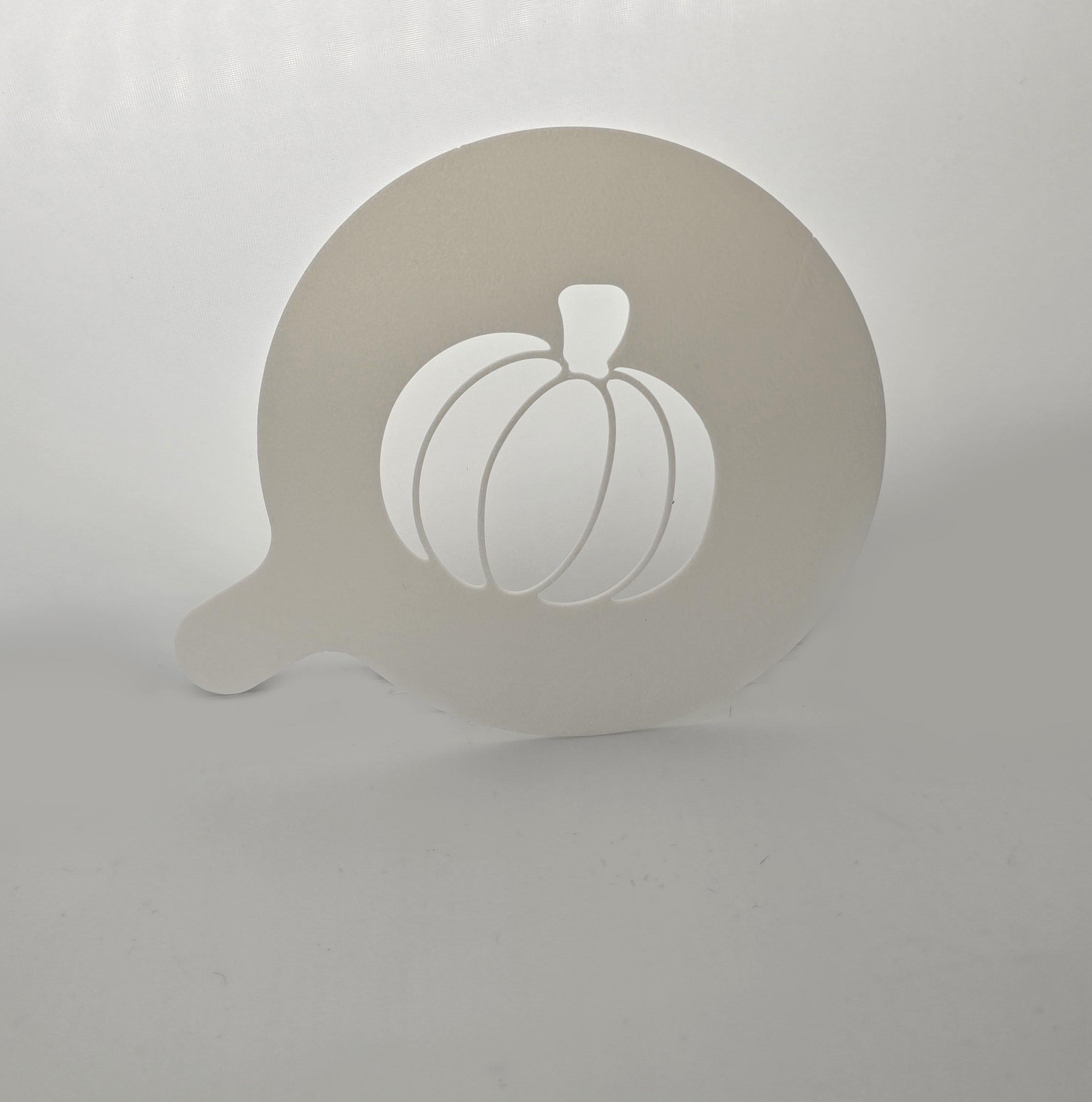 Трафарет для украшения кофе и других напитков Тыква (0129)