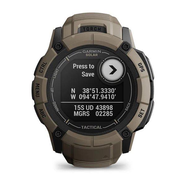 Смарт-часы Garmin Instinct 2X Solar-Tactical Edition Коричневый (010-02805-03) - фото 4