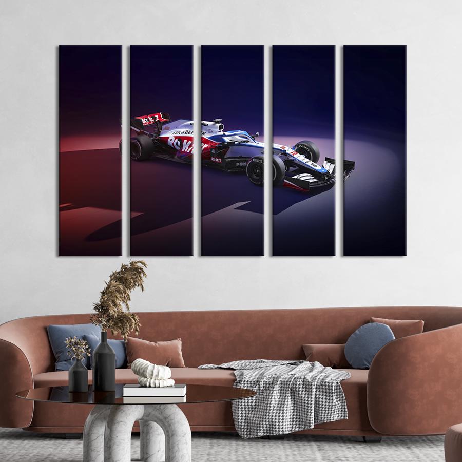 Картина на холсте Эксклюзивный болид Формулы 1 132x80 см (1412-51)