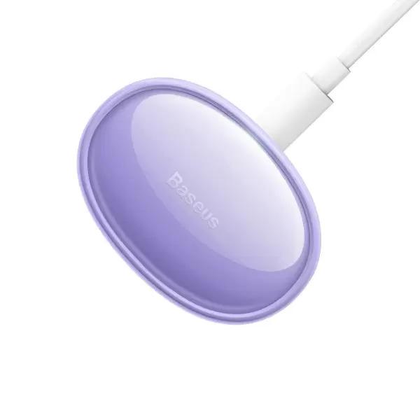 Беспроводные наушники вакуумные BASEUS True Wireless Earphones Bowie E2 BT5.2 40/300mAh IP55 Purple - фото 4