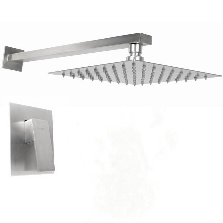 Душова система прихованого типу Platinum Germece 11033 PLS-A24441 із верхнім душем Сатин (151462)