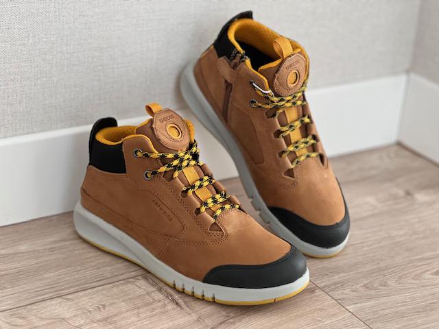 Черевики демі Geox Aeranter з мембраною Amphibiox р. 36 Brown/Dark Yellow (19689853) - фото 8 Черевики демі Geox Aeranter з мембраною Amphibiox р. 36 Brown/Dark Yellow (19689853) - фото 8