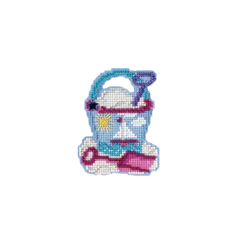 Набор для вышивания крестиком Mill Hill MH181813 Beach Bucket (44876)