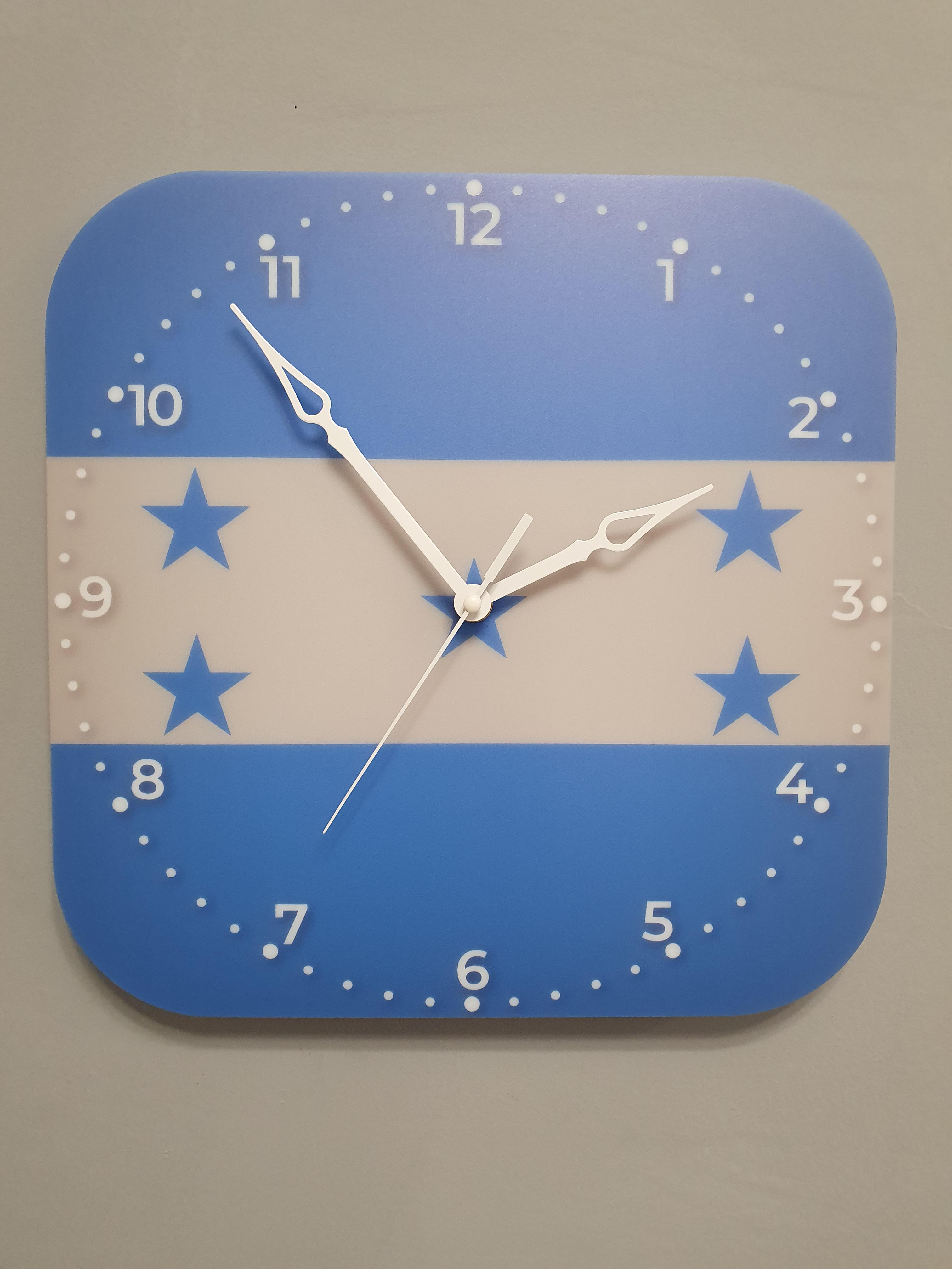 Часы настенные флаг Гондураса (3830)