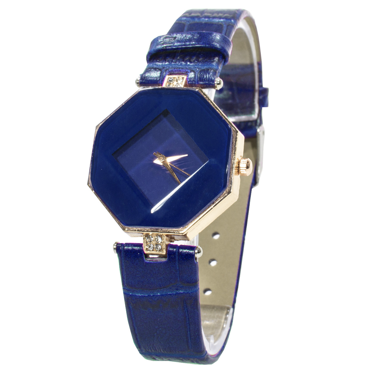 Часы кварцевые для девушек Rowng Геометрия Blue