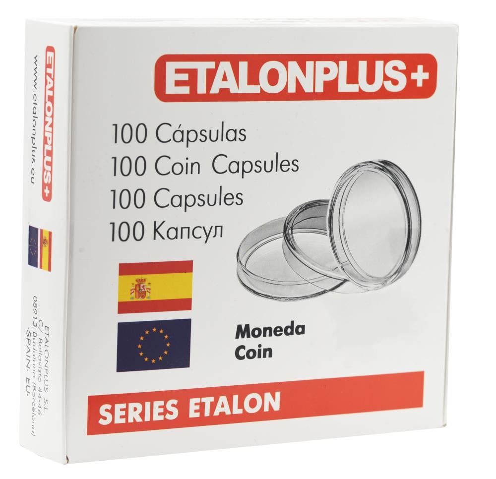 Капсулы для монет Etalonplus 24 мм 100 шт. (А22699)