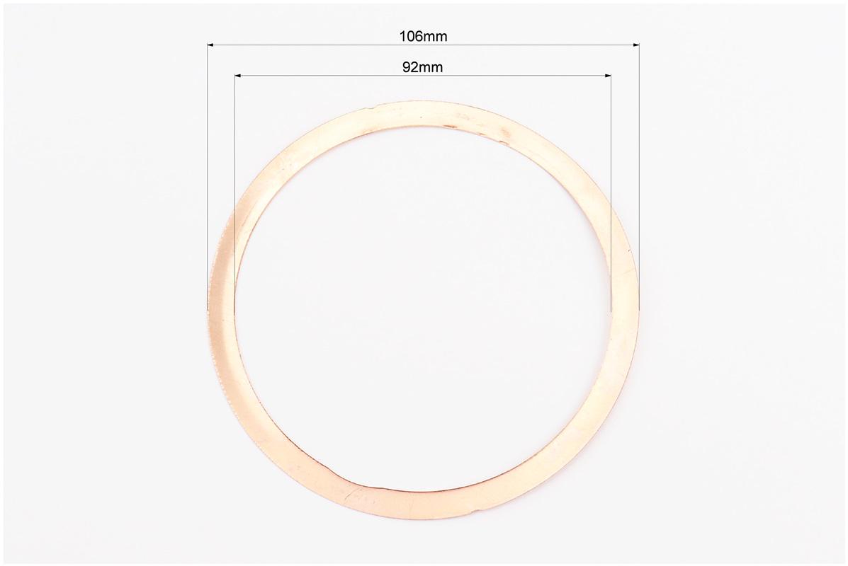 Прокладка головки цилиндра 92 мм медь к двигателям 192F - фото 2 Прокладка головки цилиндра 92 мм медь к двигателям 192F - фото 2