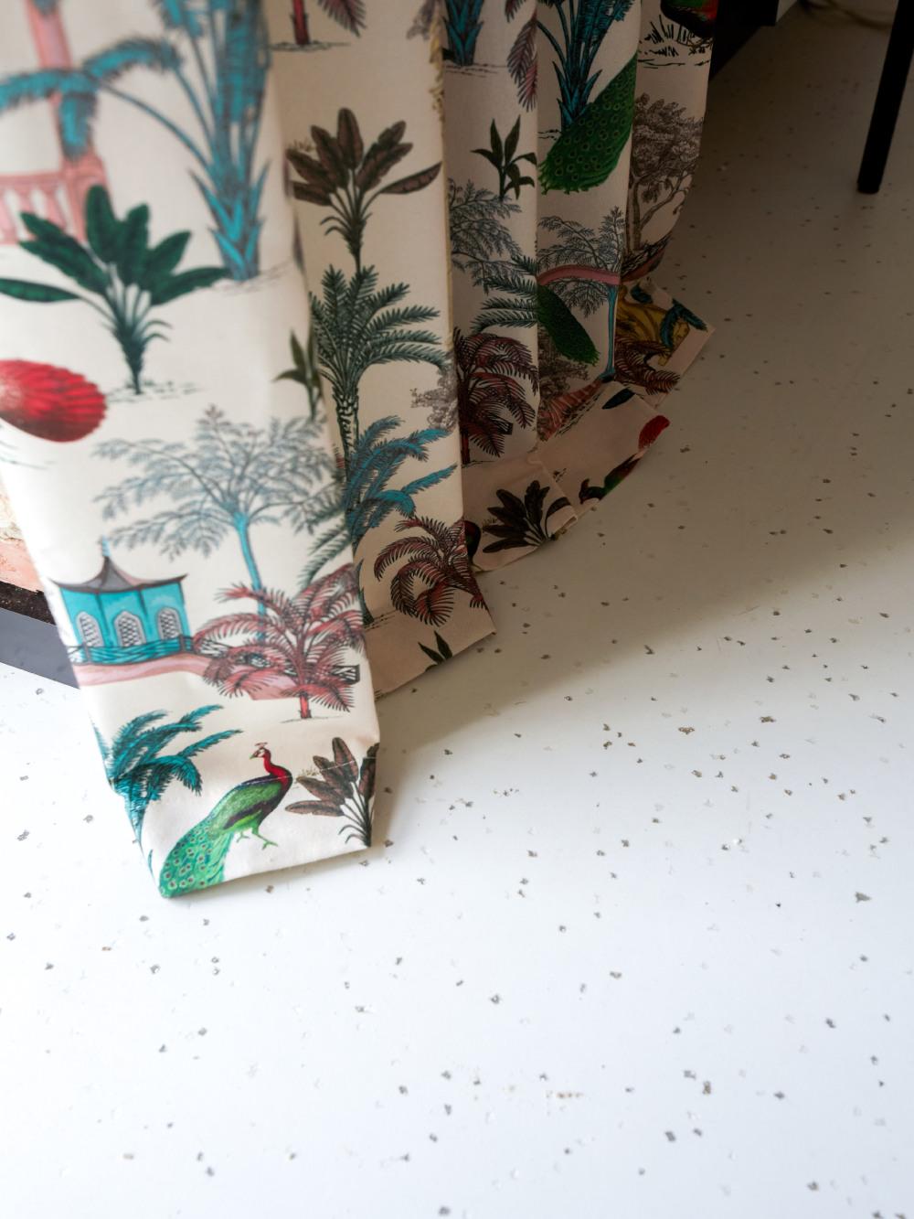 Шторы коттоновые 1,4 м 2 шт. Пудровый (000104284) - фото 2