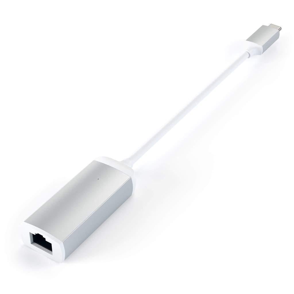 Satechi Type-C Ethernet Adapter, Silver(ST-TCENS) - фото 2