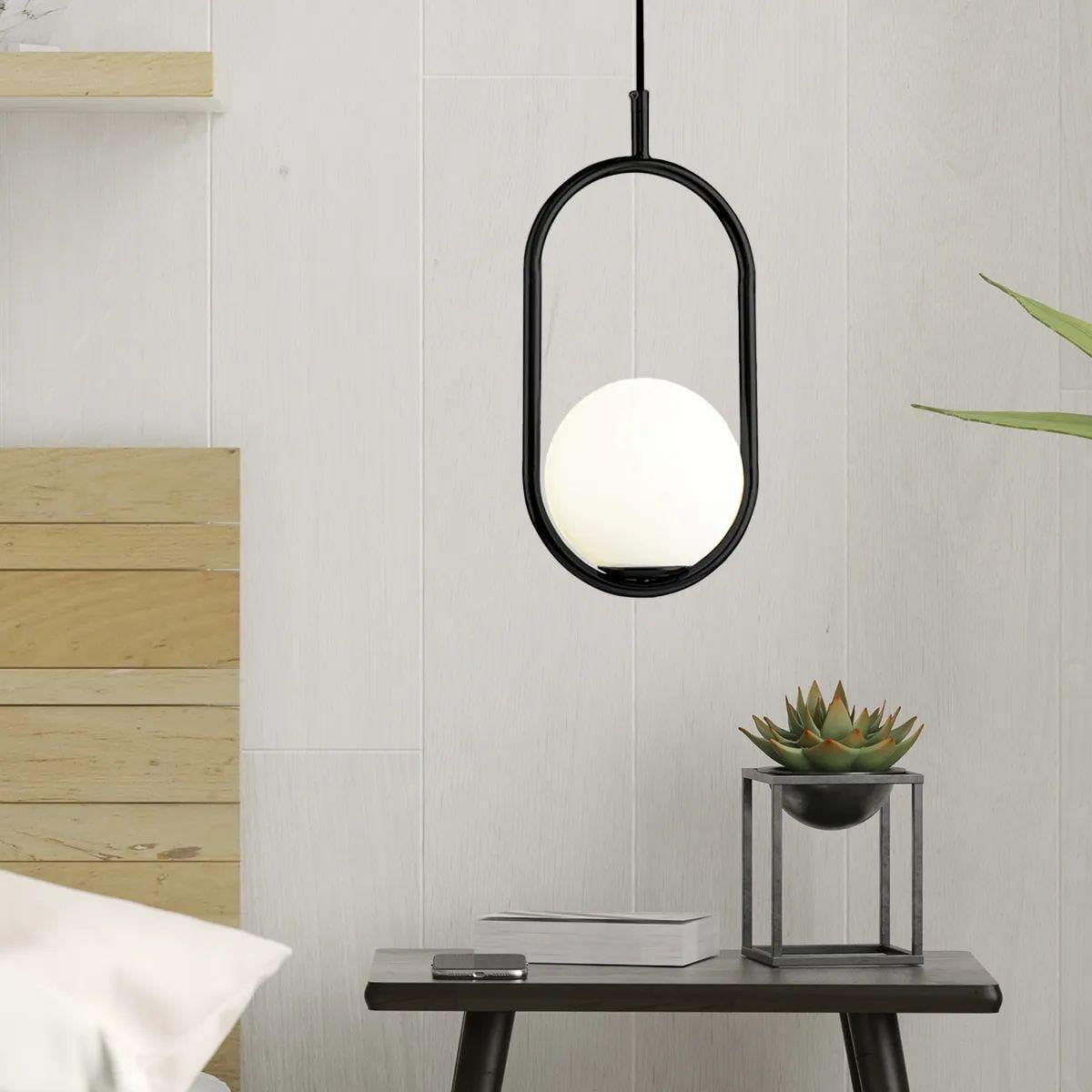 Підвісний світильник Mj-Light Hoop 1 150 Bk 16011 (MJ16011)