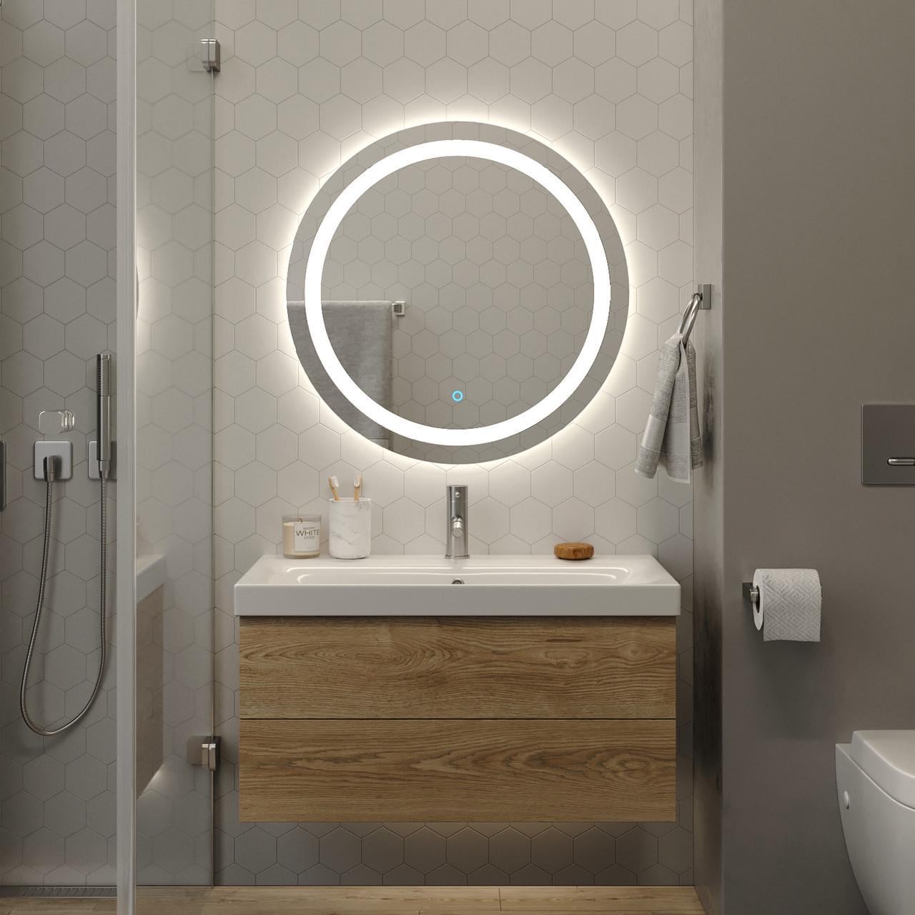 Зеркало с подсветкой Moreli Сайн 600 мм и сенсорным управлением