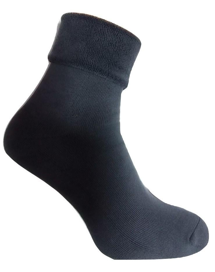 Шкарпетки Нова пара 442-338 махрові без резинки середні р. 39-41 Темно-сірий (2338044203018) - фото 2