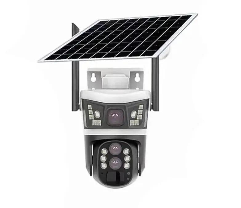 Камера видеонаблюдения наружная V39-4G с солнечной панелью поддержка 4G SIM-карт с микрофоном и динамиком/ночным видением (623245)