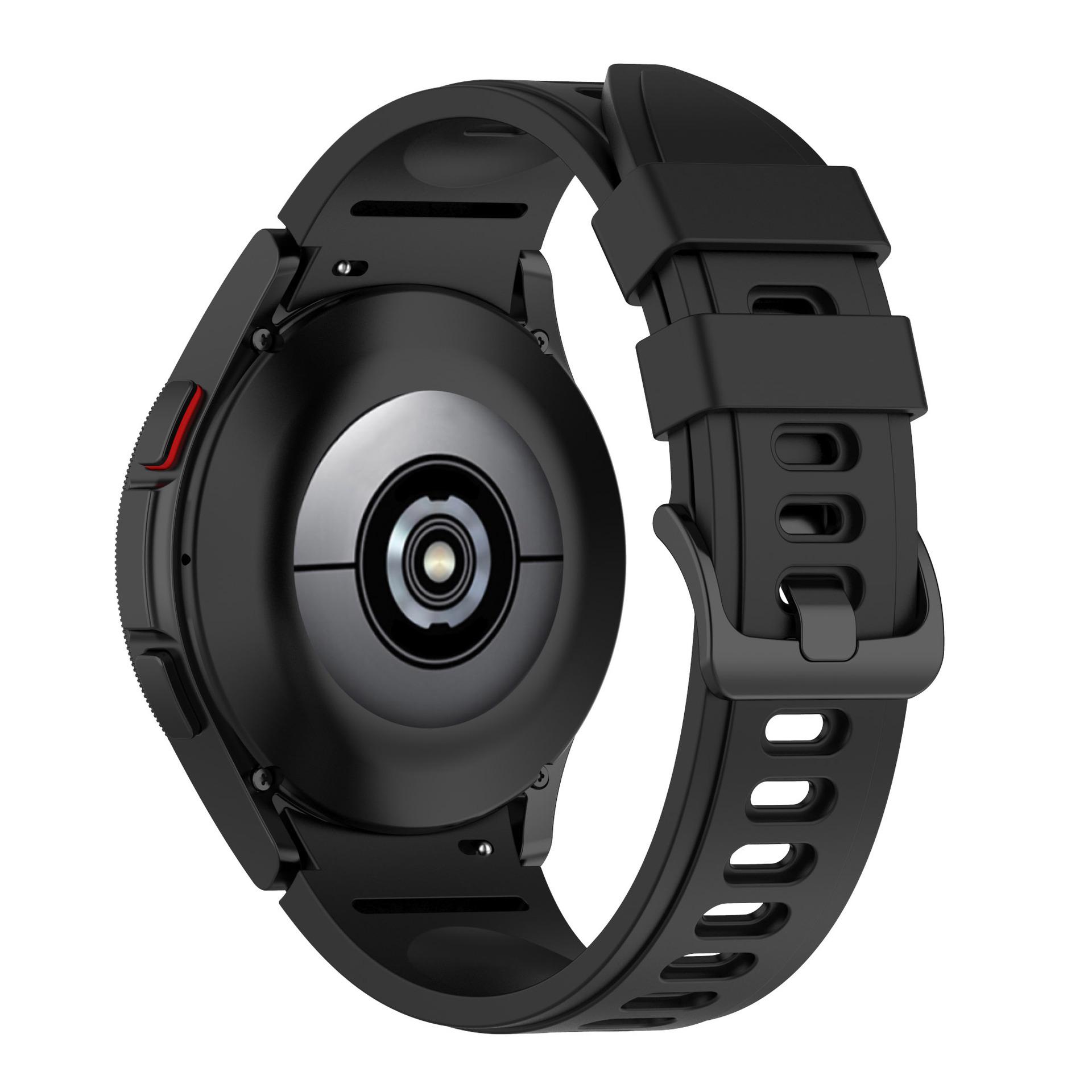 Ремінець силіконовий Watchbands RiccoOne для Samsung Galaxy Watch 5 Pro 45 мм Чорний (EP09-6WB59893741)