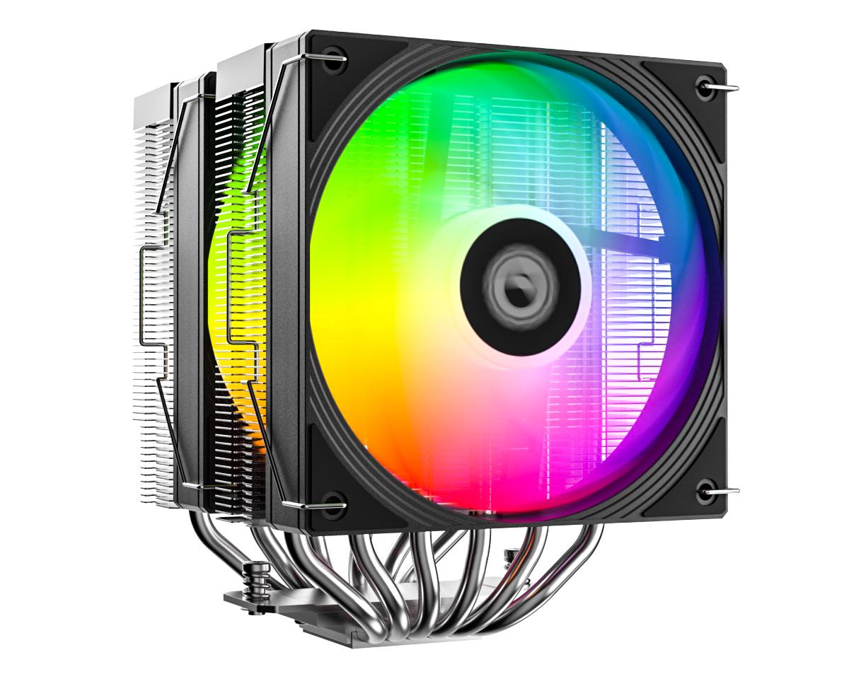 Кулер для процессора с двумя вентиляторами ID-Cooling Frozn A620 Pro SE ARGB 120 мм Black